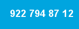 922 794 87 12